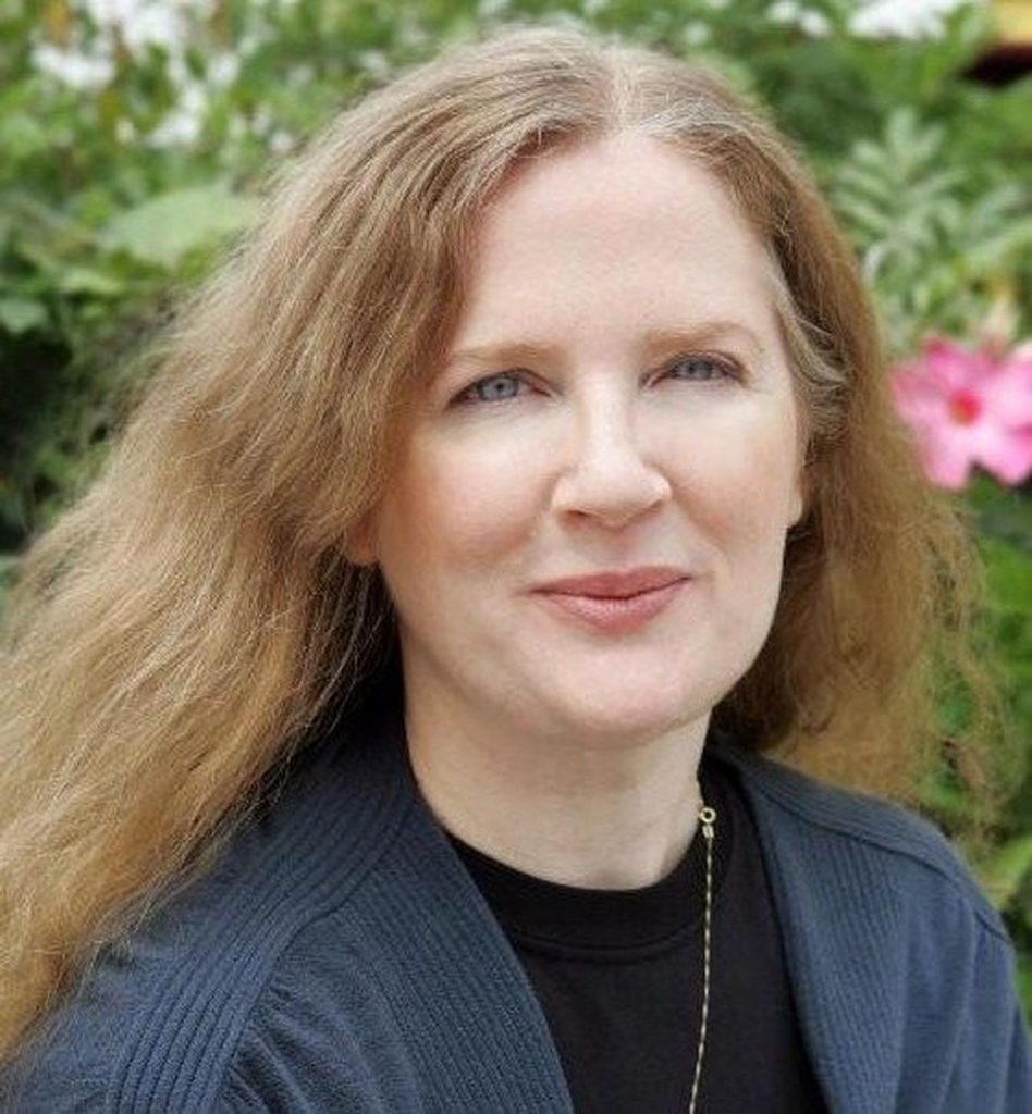 Suzanne Collins, author of the best-selling “The Hunger Games” trilogy